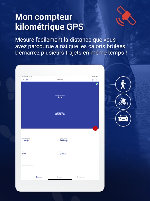 Screenshot #4 pour Odomètre GPS ·