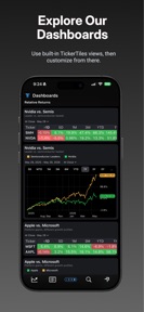 TickerTiles: Stock Dashboard screenshot