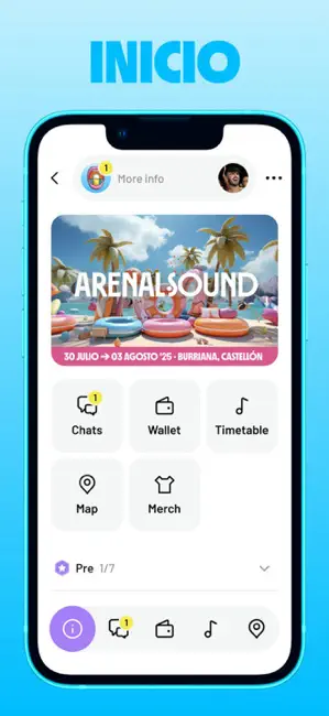 Arenal Sound Official iPhone screenshot 1