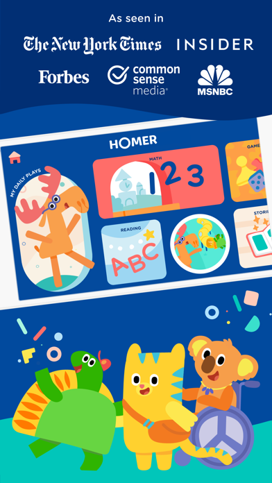 HOMER: Fun Learning For Kids Screenshot