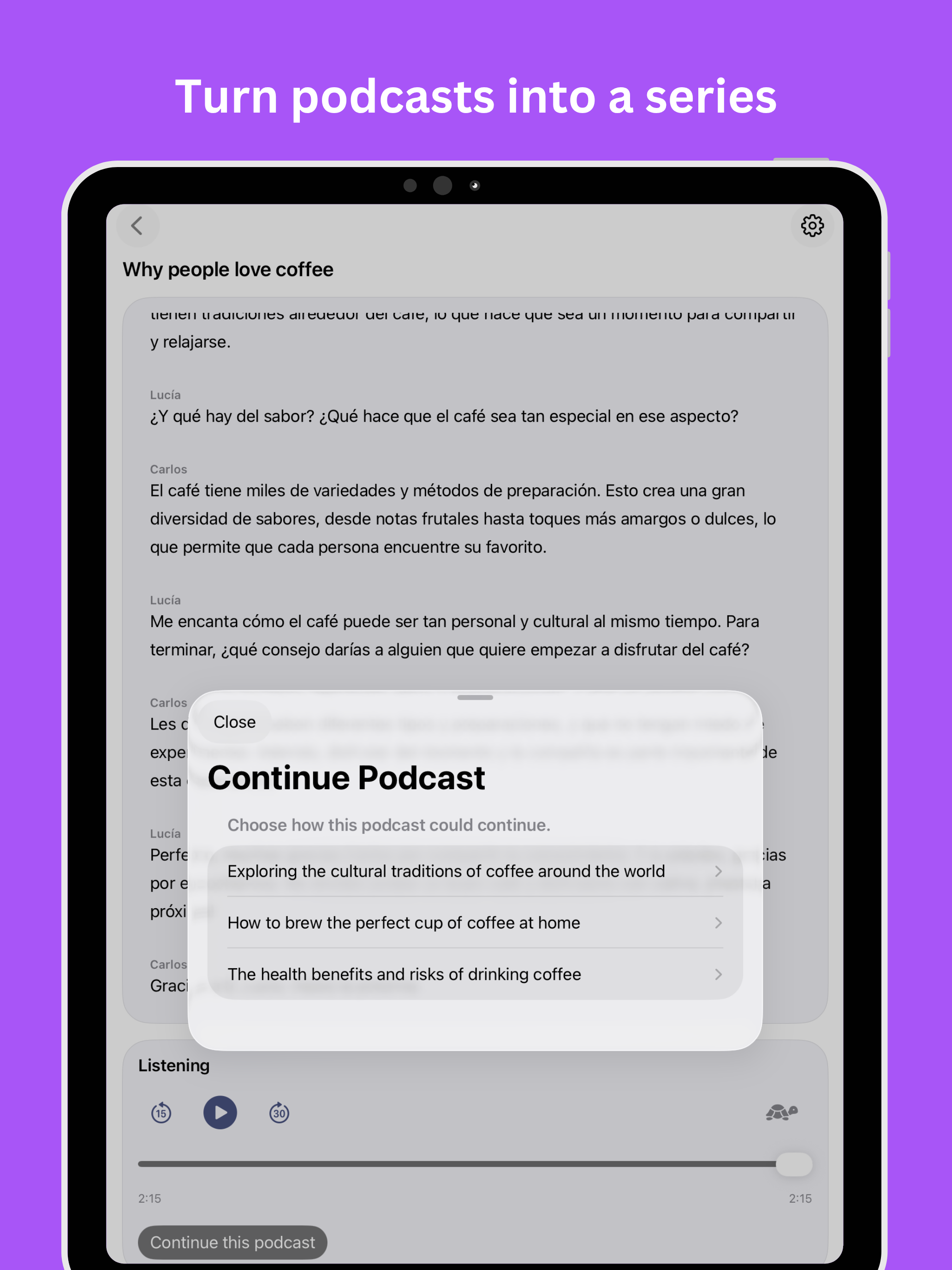 Language Podcasts by iPolyglot screenshot 15
