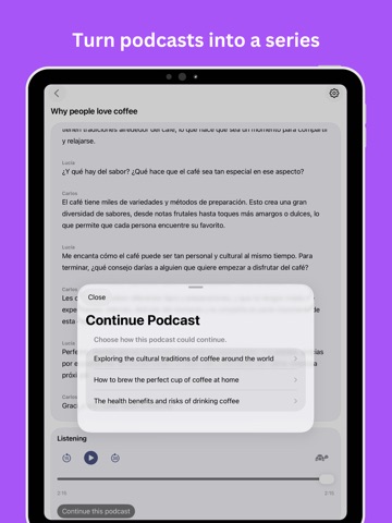 Language Podcasts by iPolyglot iPad screenshot