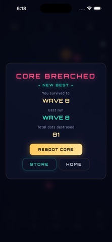 Nova Turret:Idle Dot Shooter iPhone screenshot
