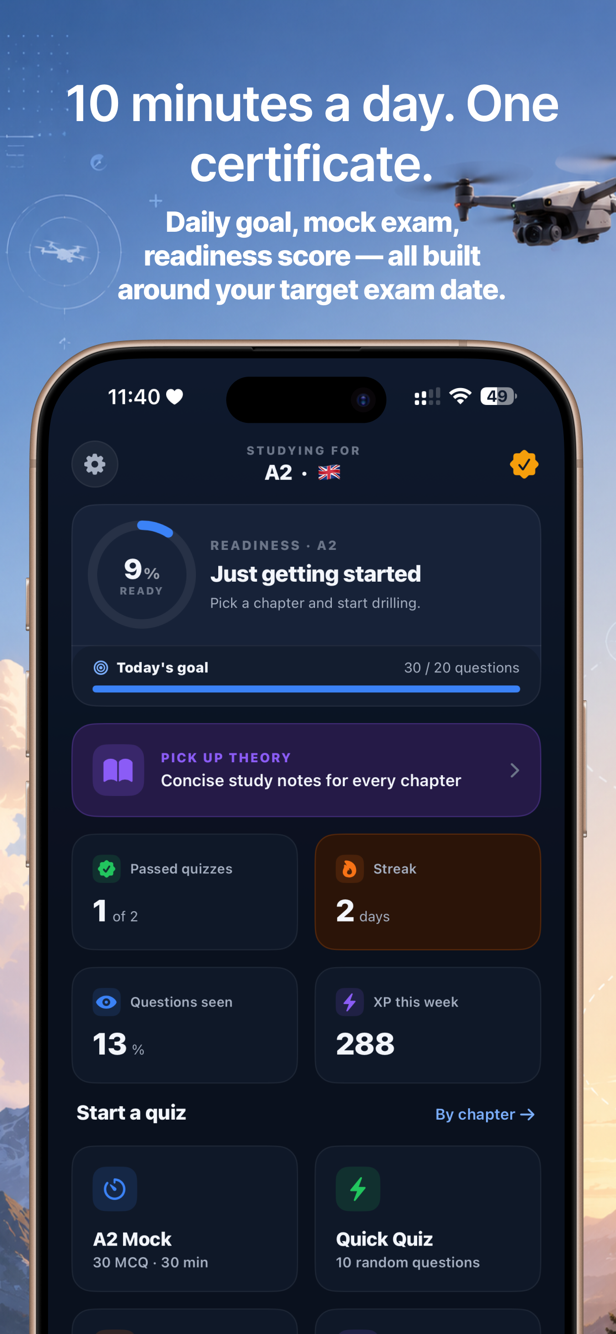 Drone Licence Exam: UASQuiz screenshot 5