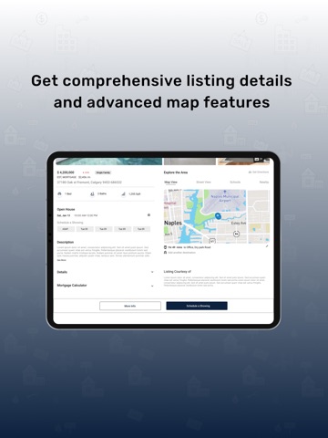 Premier SIR Home Search iPad screenshot