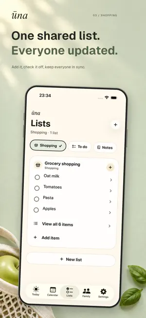 Una: Family Organizer screenshot 3
