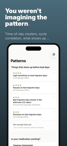 Postdrome: Migraine Tracker Screenshot 6 of 9