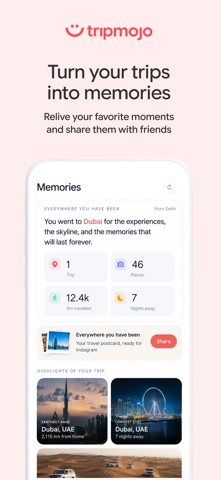 Tripmojo: Trip Planner App screenshot