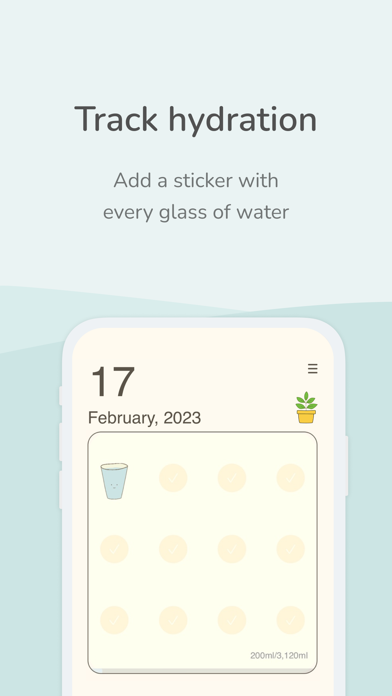 Daily Water Tracker WooMool Screenshot