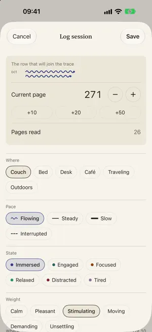 Tropos: reading list and shelf screenshot 3