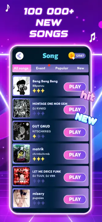 Music Hop: Rhythm & Ball Game screenshot 1