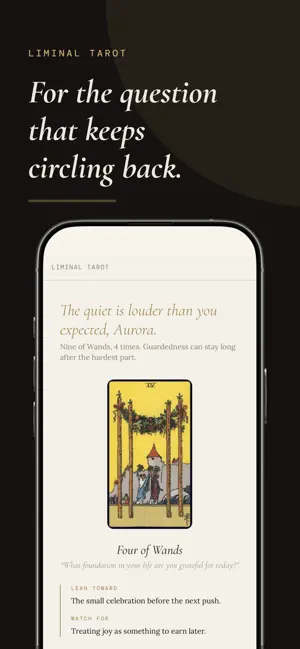 Liminal Tarot screenshot 1