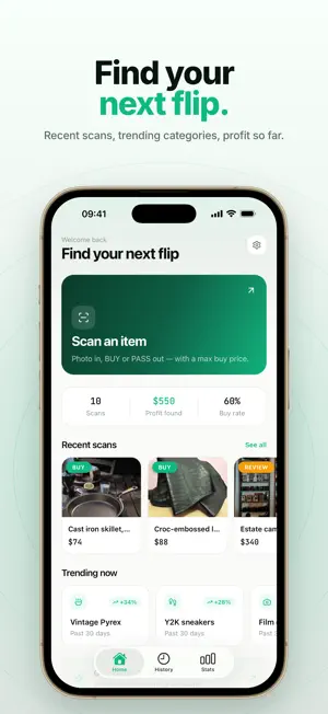 FlipRadar: Thrift Scanner AI screenshot 2