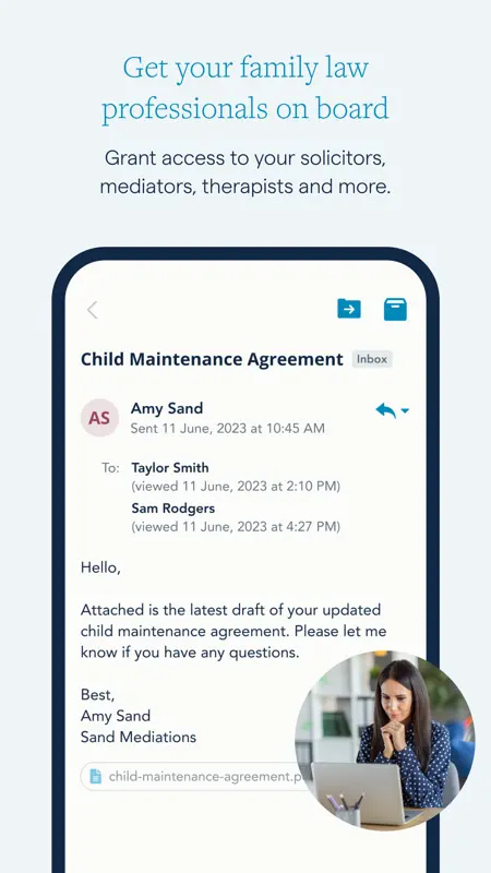 OurFamilyWizard Co-Parent App screenshot 9 of 10