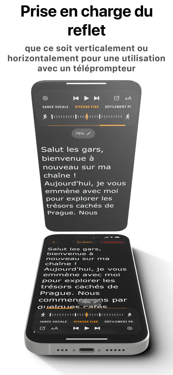 Screenshot #2 pour Téléprompteur