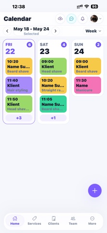 Timviz: Booking Calendar iPhone screenshot
