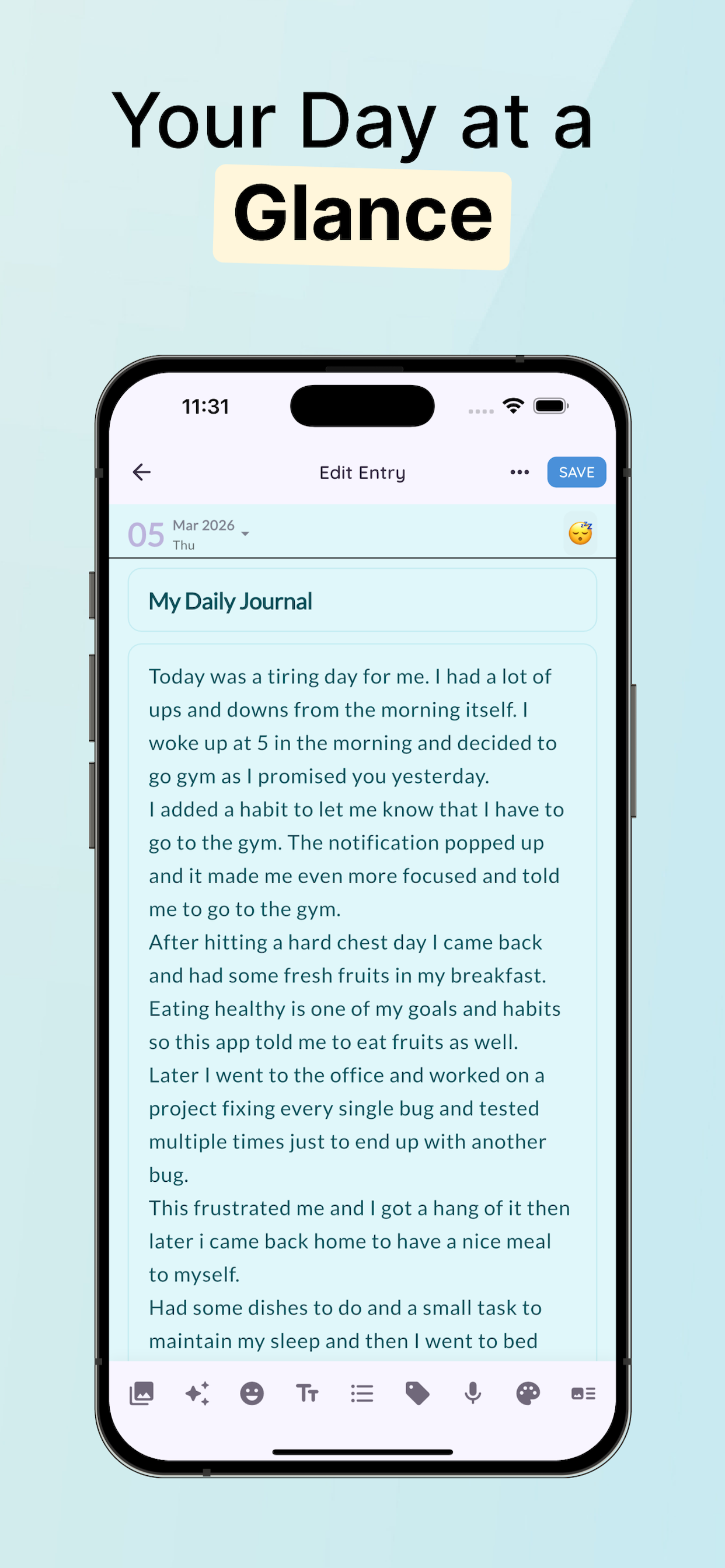 Mind - Daily Journal