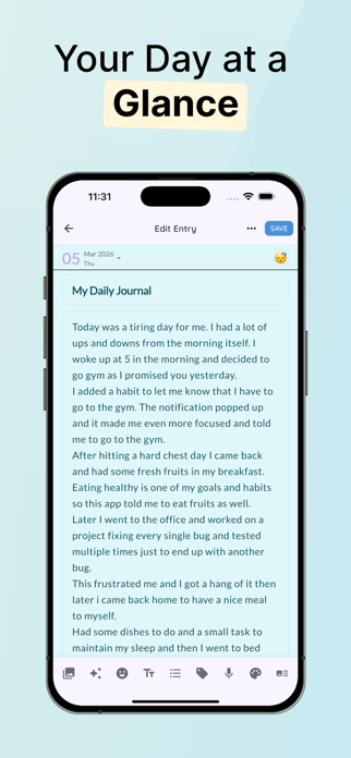 Mind - Daily Journal Screenshot 5 of 8