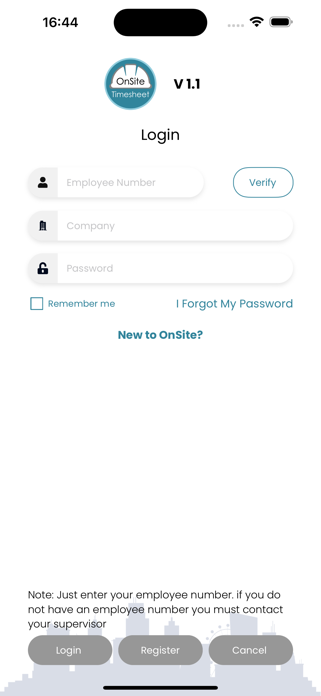 OnSite Timesheet Screenshot 1 of 5