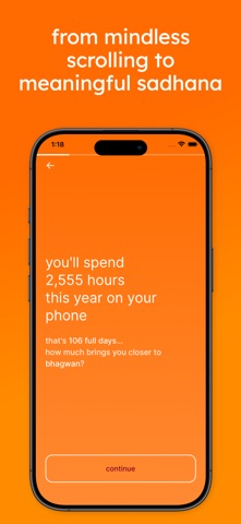 MantraLock: Bhagavad Gita iPhone screenshot