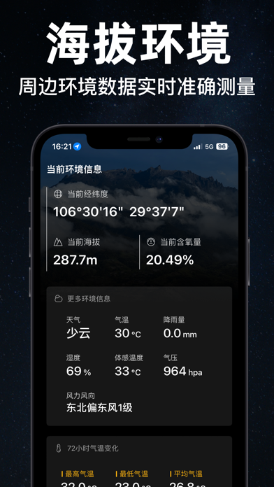 指南针-GPS海拔 Screenshot 2 - AppWisp.com 指南针-GPS海拔 Screenshot 2 - AppWisp.com