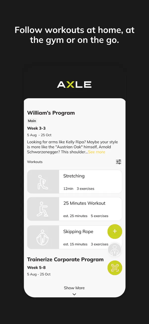 Screenshot #3 pour Axle Coaching