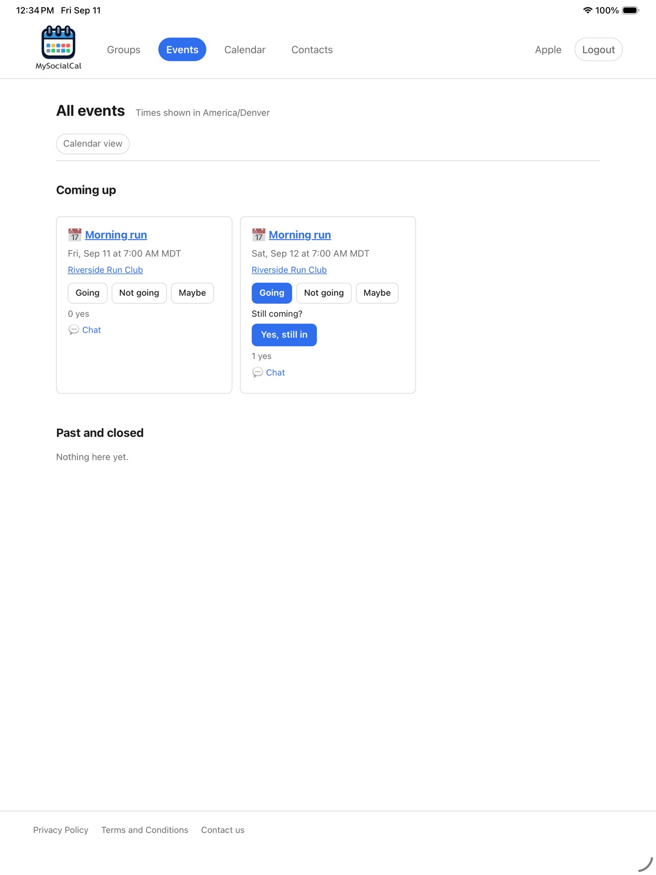 Screenshot 8 of MySocialCal