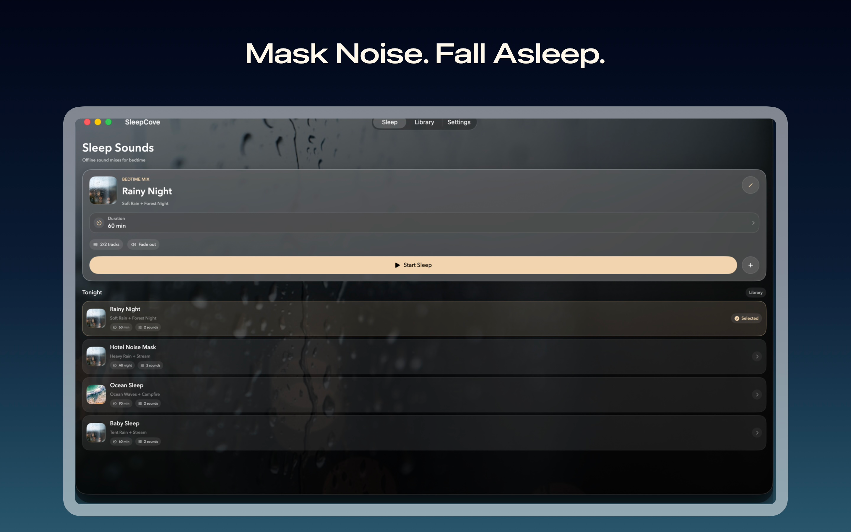 SleepCove: Sleep Sounds screenshot 9