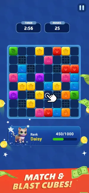 Cube Blast: Toon & Toy Match screenshot 2
