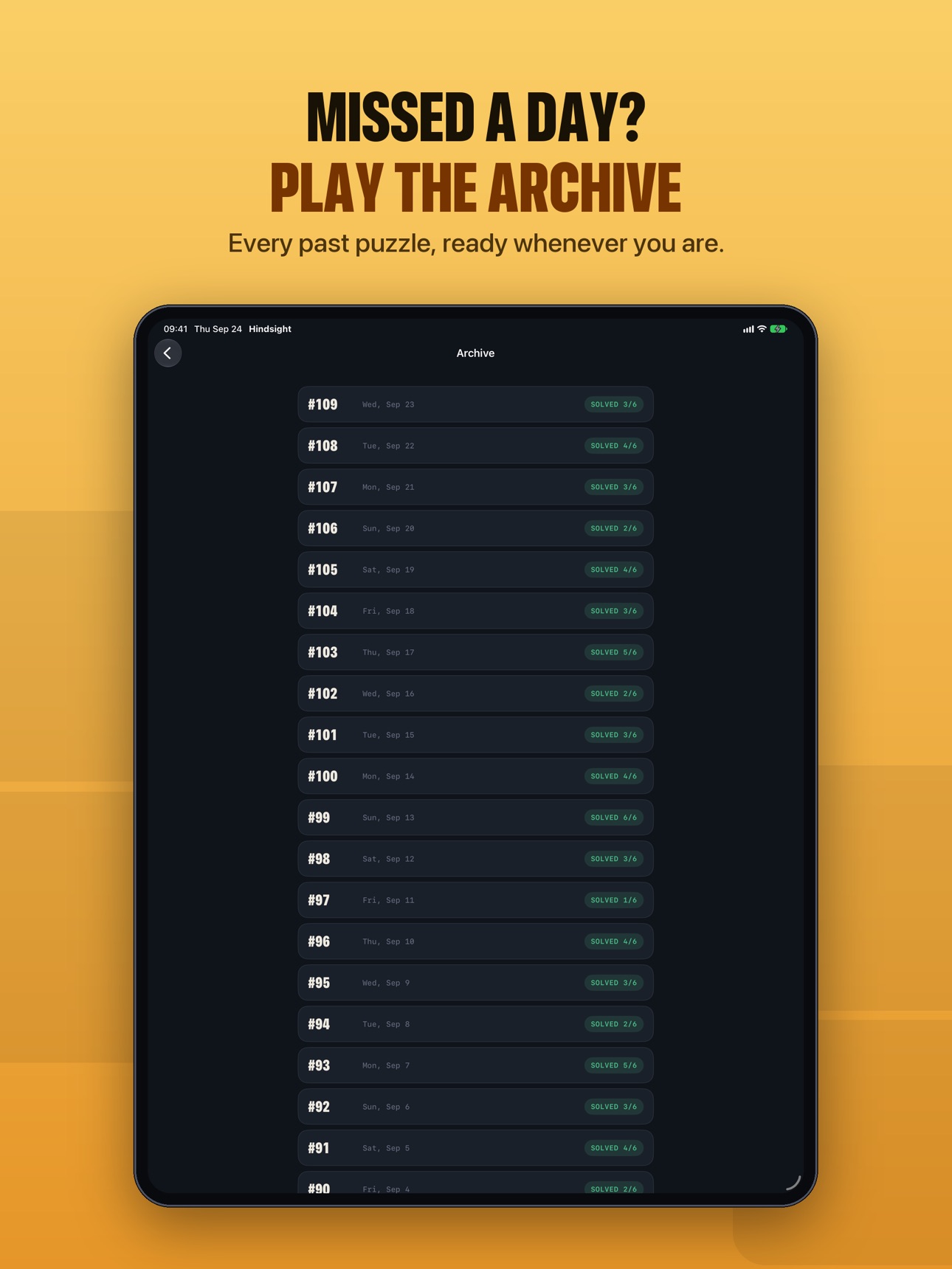 Screenshot 11 of Hindsight: Daily Year Puzzle