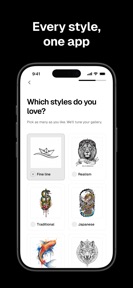 Inkfit: AI Tattoo Generator screenshot