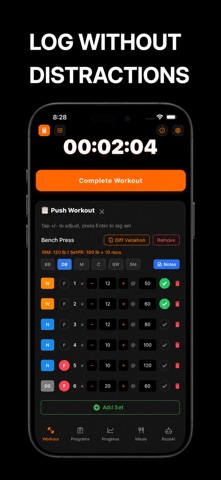 RAZE – Training & Nutrition screenshot