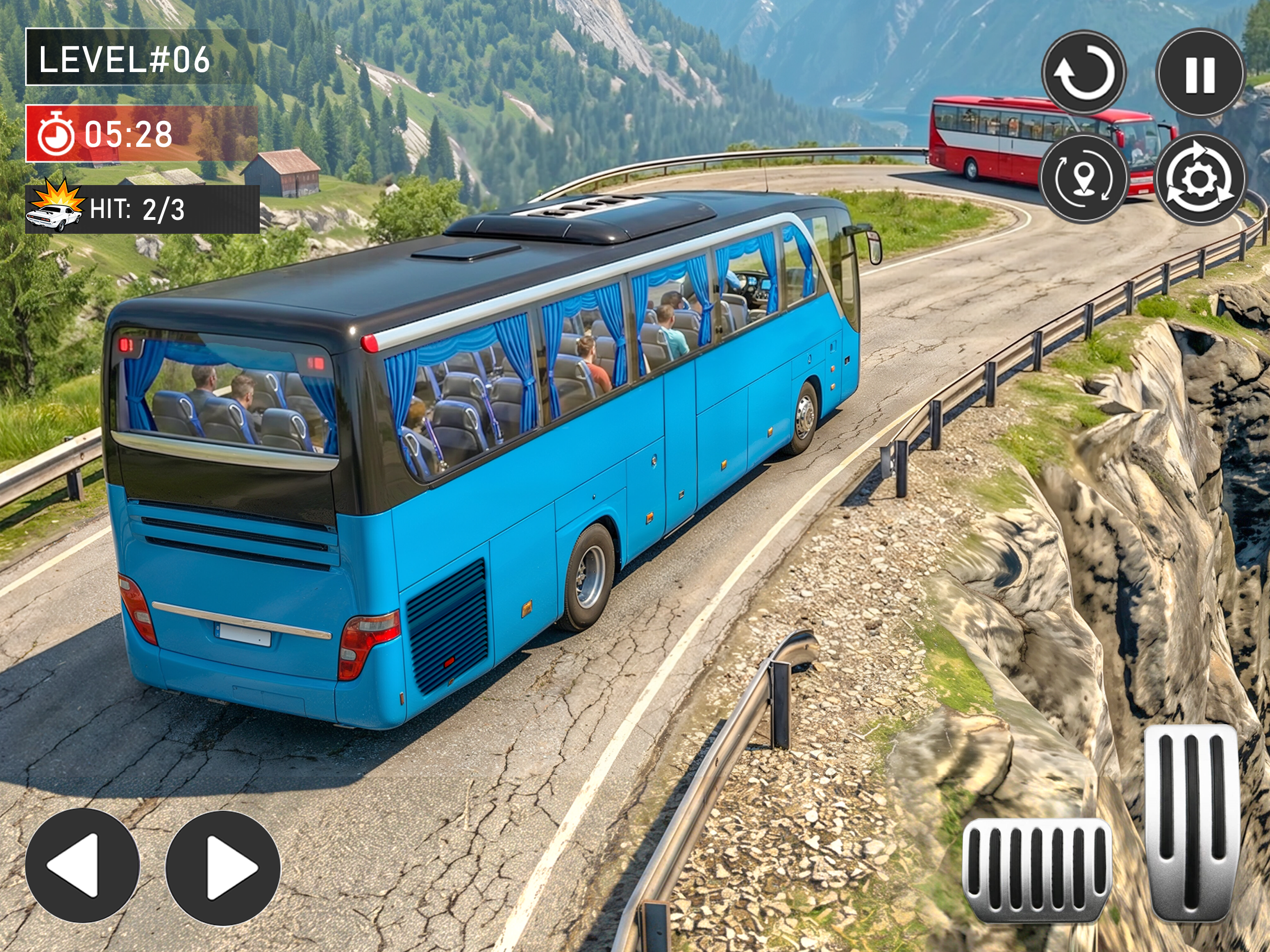 US Offroad Bus Driving Game 3D