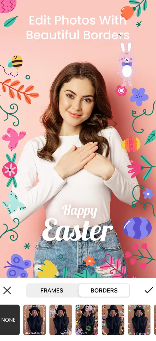 #2. Easter Photo Frames Editor! (iOS) By: Deepak Jalwa