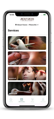 About Faces Day Spa & Salon iPhone screenshot