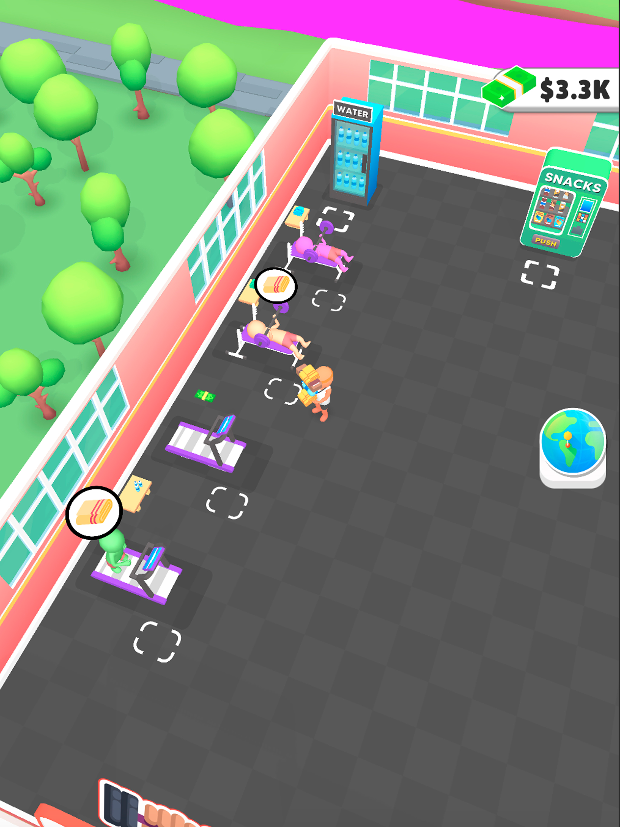 Business Owning Gym 3D