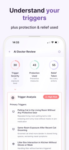 Cat Allergy Buddy: AI Tracker screenshot