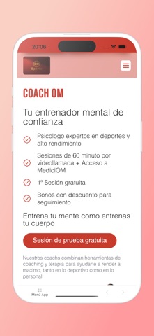 OM Sports: Entrena tu mente screenshot