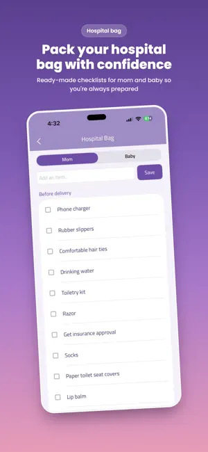 Purple Pregnancy Guide screenshot 4