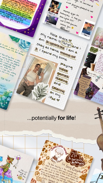 Lettre.app - PenPals for life Screenshot