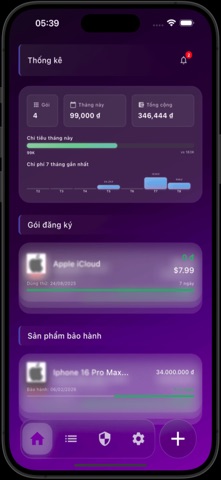 M-SubCare: Quản lý gói đăng ký screenshot