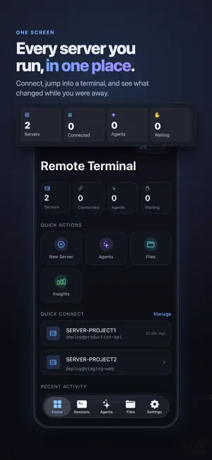 Remote Terminal: SSH & Tmux screenshot 1