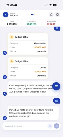 ParloCash screenshot