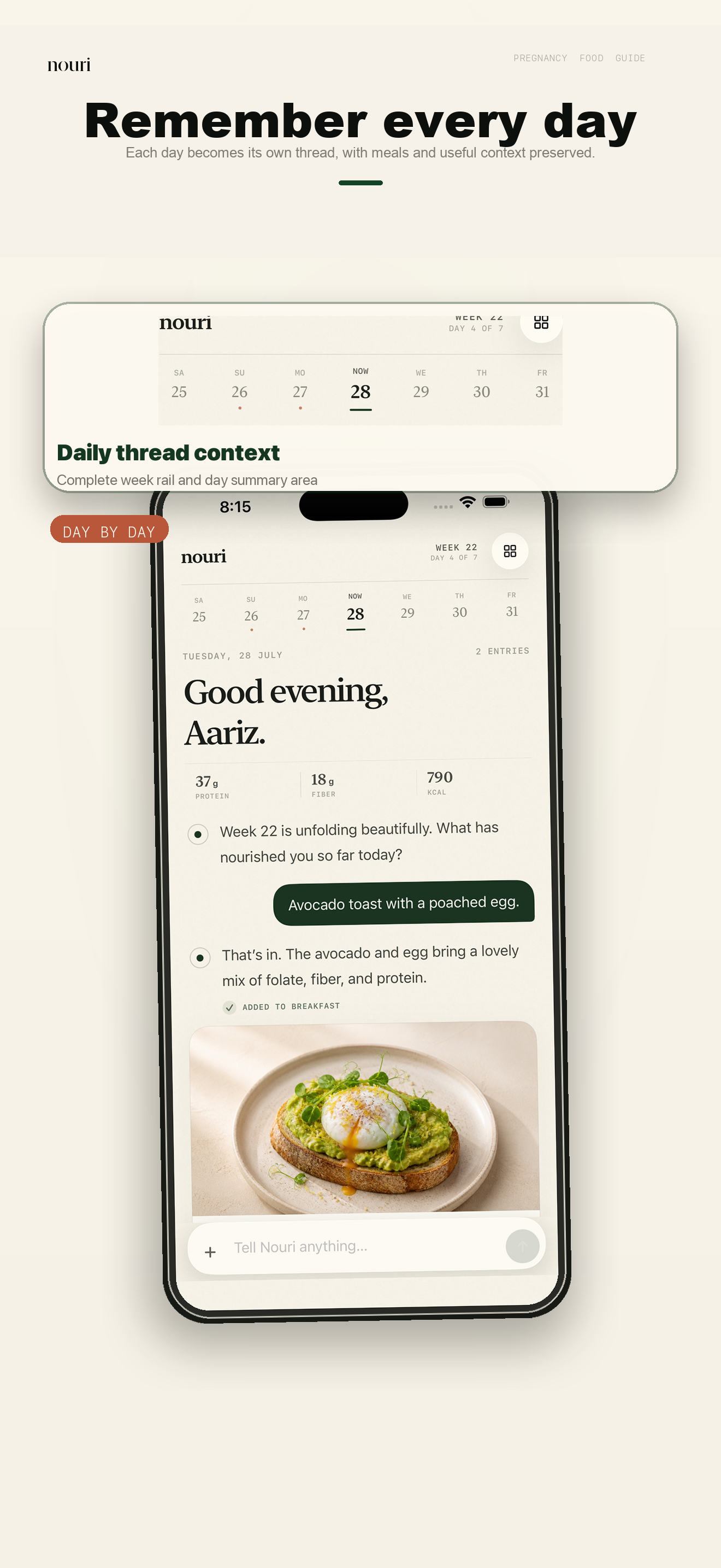 Nouri: Pregnancy Food Safety screenshot 5