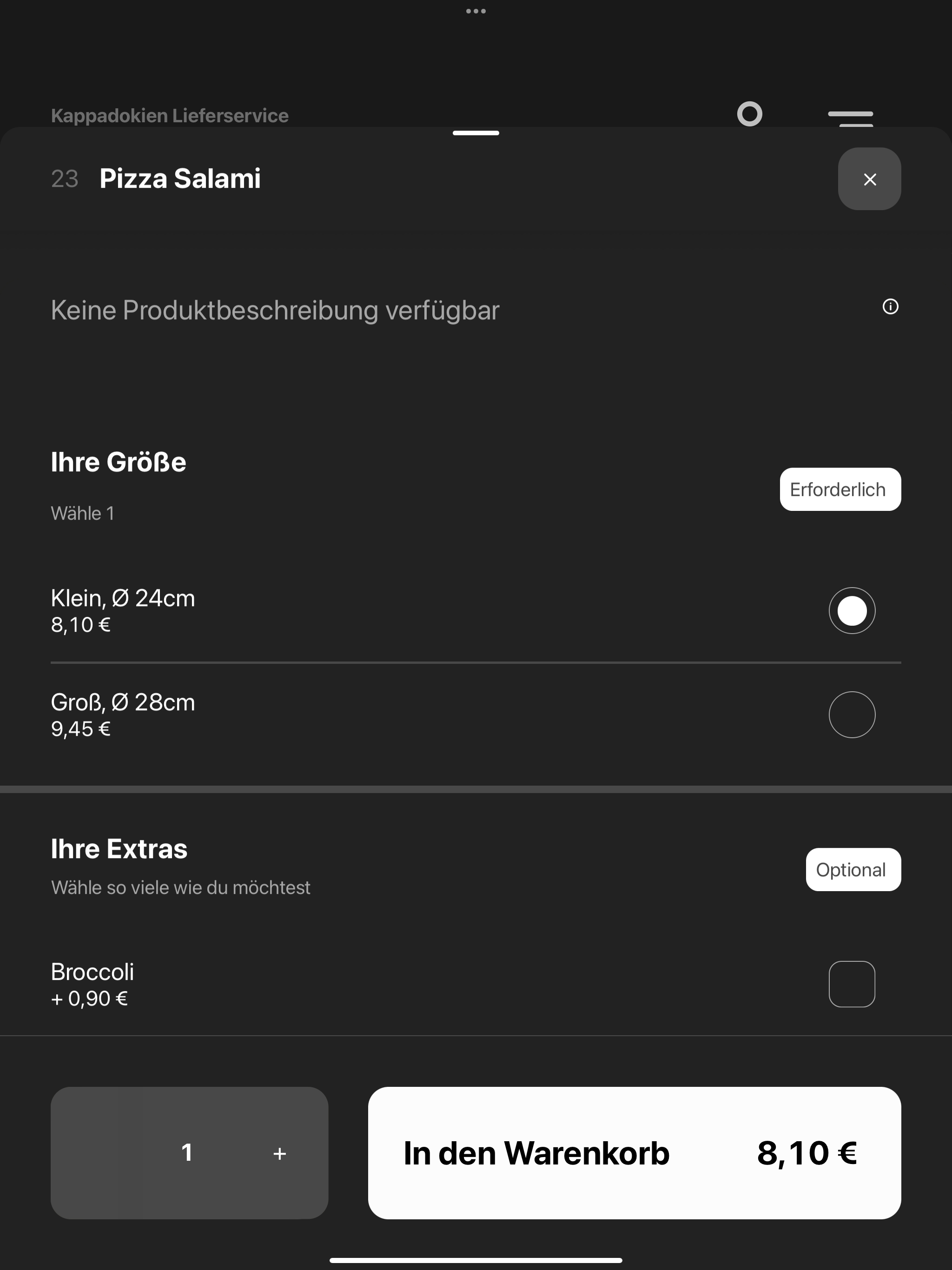 Kappadokien Lieferservice screenshot 8