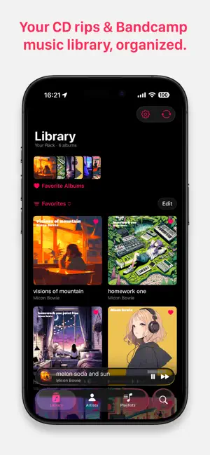 Record Rack: Music Collection screenshot 1