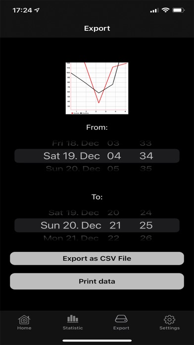 Blood Pressure Diary App Screenshot