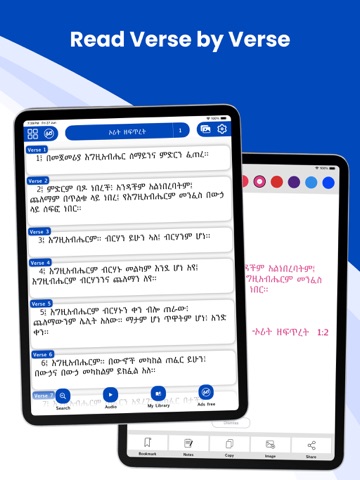 Amharic Bible Offline iPad screenshot