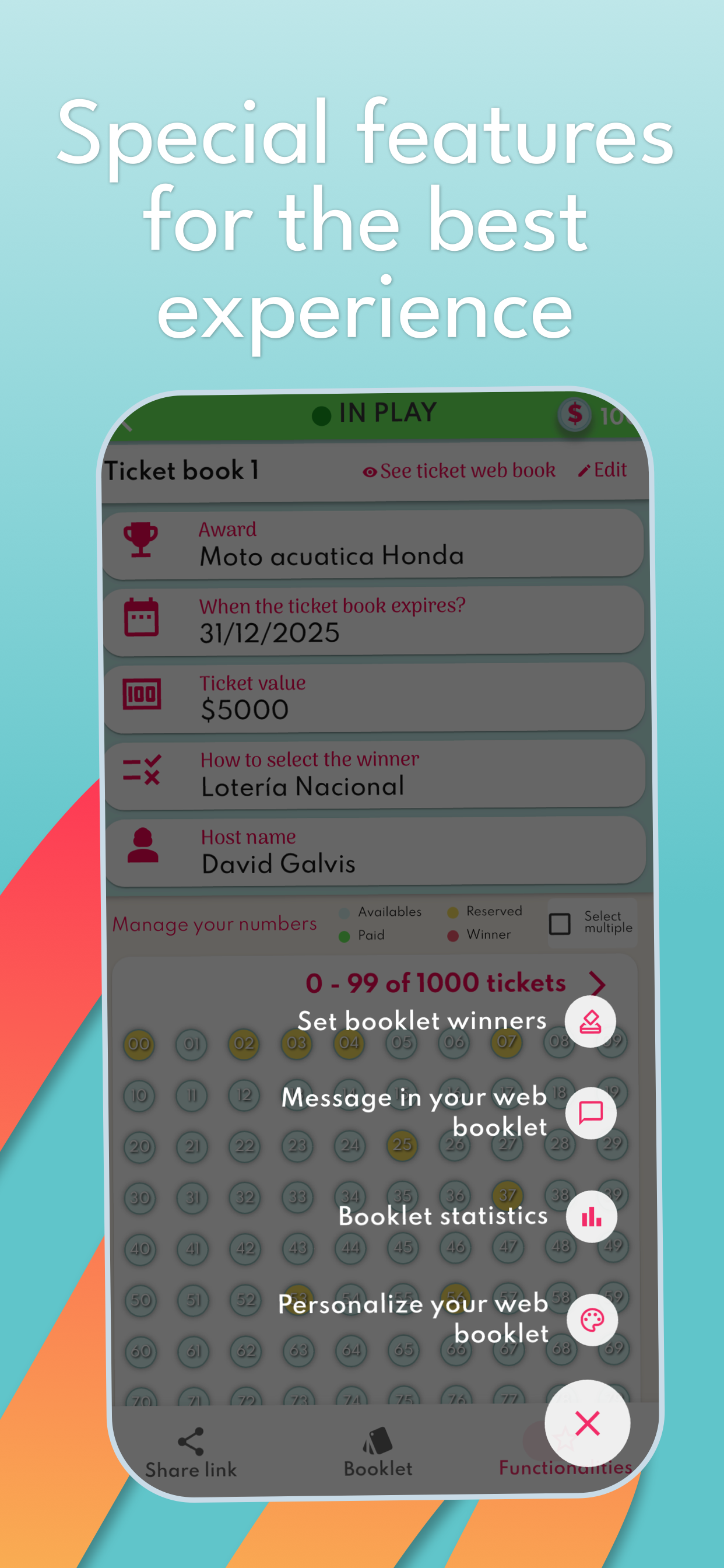 RifaYa - Virtual ticketbook
