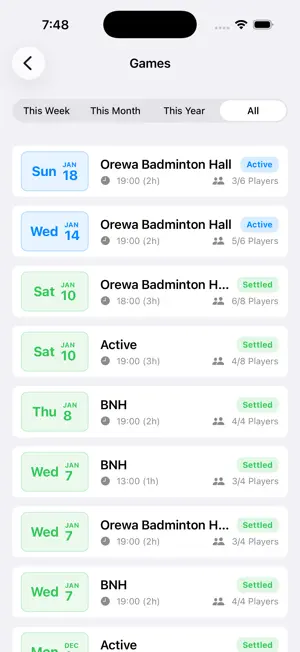 BadmintonHub screenshot 3